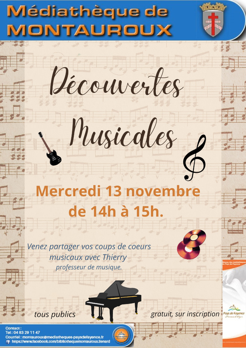 Montauroux decouvertes musicales